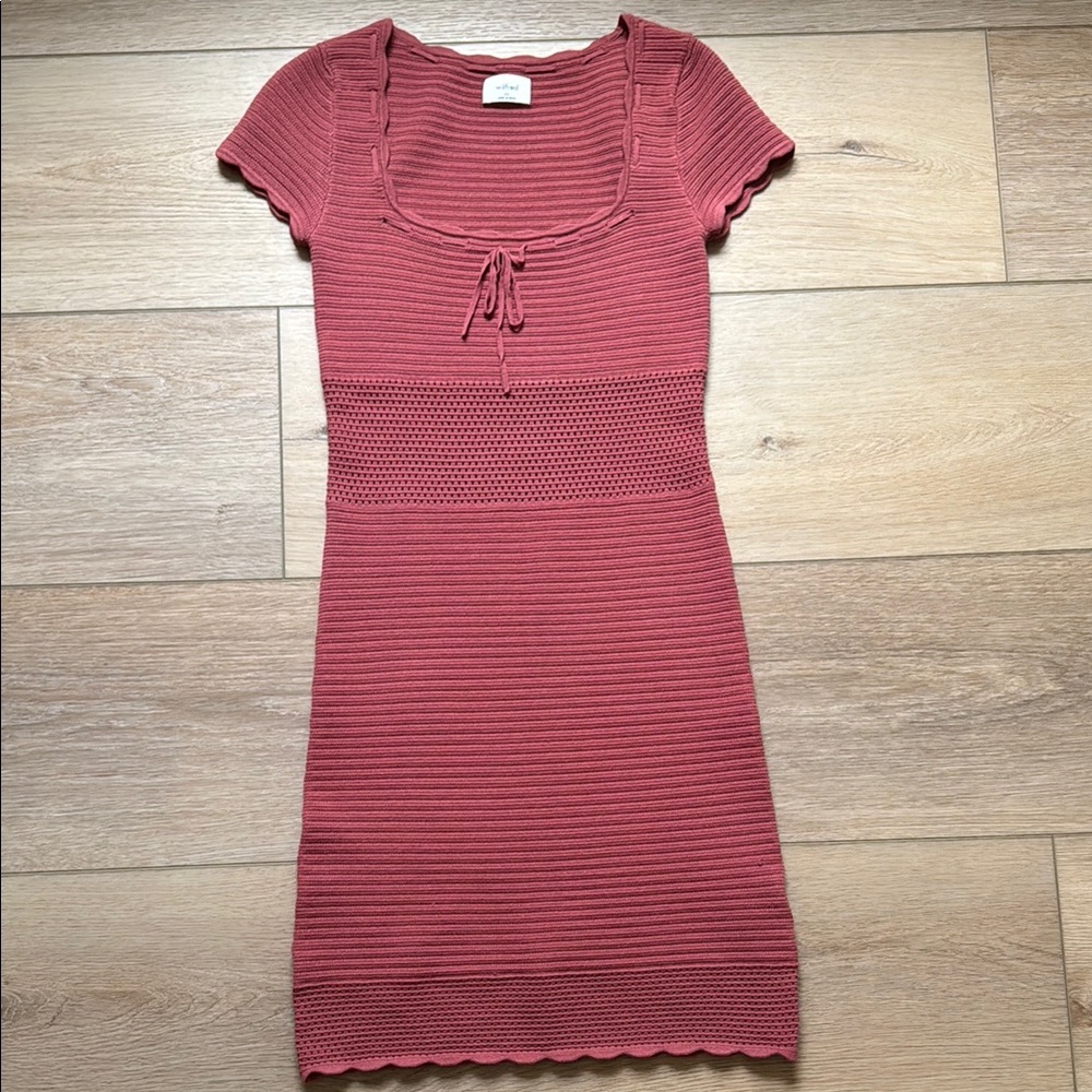 ARITZIA - KNITTED BODYCON MINI DRESS